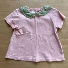 futafuta ピンク いちご Tシャツ 80