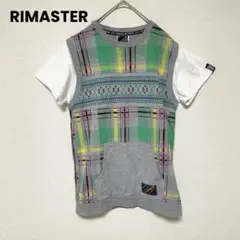 zo446 リマスター/ドッキングTシャツ/半袖/カンガルーポケット