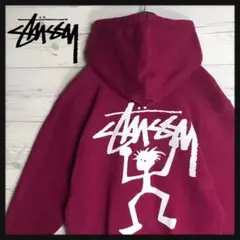 【即完売】STUSSY シャドーマン 両面プリント 入手困難 希少 パーカー