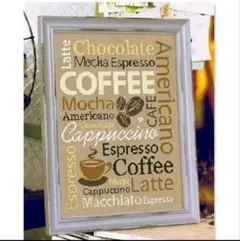クロスステッチキット Coffee Letter 18CT コーヒー 文字