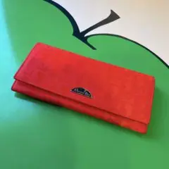 Dior クリスチャン ディオール 長財布 トロッター柄 レッド