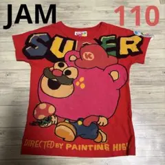 ジャム　スーパーヒーローキャラクター Tシャツ 赤　110cm