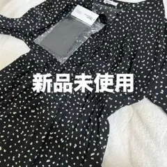 【新品】花柄ワンピース　黒【craft standard boutique】