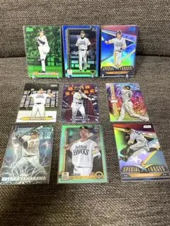 topps NPB 小久保 柳田 周東 他 ソフトバンク ホークス 9枚セット