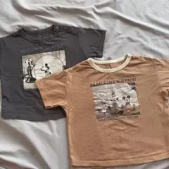 ミッキーマウス Tシャツ 2枚セット 90cm 100cm