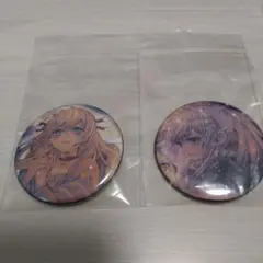 テガミバチ　シルベット缶バッジ
