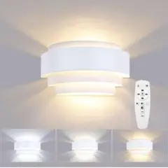 【値下げ‼️】LED ブラケットライト 調光調色 間接照明 リモコン付き