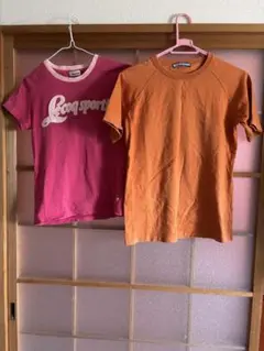 ルコックとオレンジのTシャツ