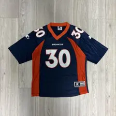 【USA製】BRONCOS 30 DAVIS シャツ STARTER Mサイズ