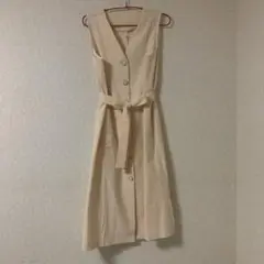 ロングジレ　ワンピース　2way