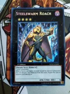 遊戯王　インヴェルズ・ローチ　英語　シークレットレア　1st