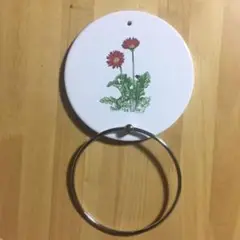タオルハンガー 陶器　ガーベラ