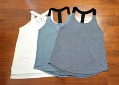 H&M/ヨガ クロスストラップ タンクトップ 3色セット
