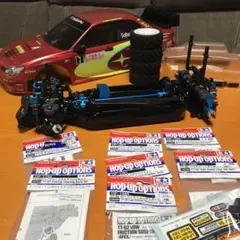 タミヤ　TT-02 ラリー使用　シャーシ＋ボディ　メカ付き　オプション多数　中古 2025年最新】タミヤtt02ラリーの人気アイテム - メルカリ