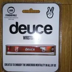 【値下げ不可】新品未開封deuceリストバンド　オレンジマーブル②