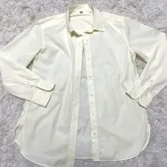 UNIQLO ユニクロ　イエロー　コットンシャツ