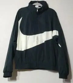 ★新品未使用限定Nikeナイキ黒ナイロンジップブルゾンジャケットジャンパー★