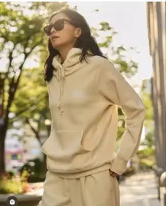 【新品】newnowニューナウ榮倉奈々 フーディーhoodieフォレストグリーン