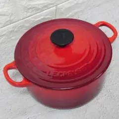 LE CREUSET ココット ロンド チェリーレッド 18cm