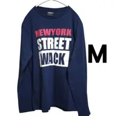 値下げ　NEWYORK STREET WACK 長袖　 M　Tシャツ　オブロ