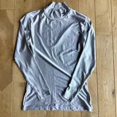 Mizuno サンガード　シルバー モックネックシャツ M