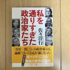 私を通りすぎた政治家たち