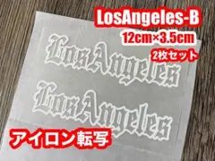 熱転写 LosAngeles-B(2枚)12×3.5白