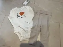 h&m I love mumロンパースとレギンスセット