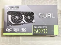 新品保証付 ASUS DUAL RTX 5070 O12G GDDR7