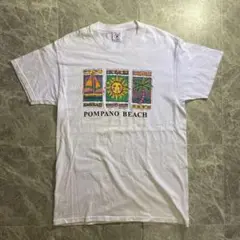 90s 00s アート　tシャツ 太陽　デルタ