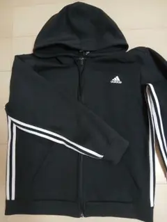 adidas フード付きパーカー 2XO 黒
