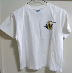 沖縄の魚デザイン ホワイトTシャツ