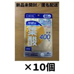 【１０個セット】DHC 葉酸 持続型 60日分