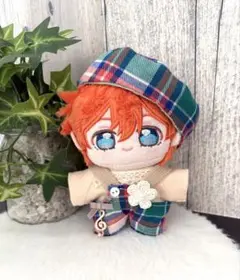 あんスタ　いつぬい　10cm〜12cmぬい服　グリーン赤青白チェックB