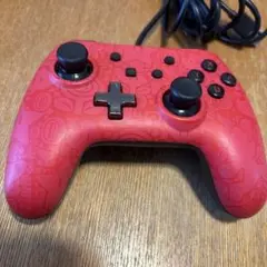 Nintendo Switch マリオキャラクター柄　有線コントローラー　赤