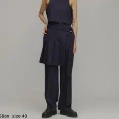 【M to R】PINSTRIPE WRAP BELT & PANTS 38