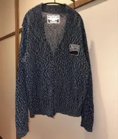 00s古着 美品 ジャガードカーディガン ストリート