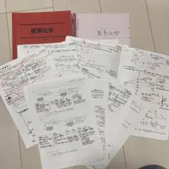 駿台　市ヶ谷EX国公立医系コース　医系化学　補助プリント授業解説ノート付き