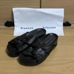 【Proenza Schouler】サンダル 黒 24cm/布袋付き