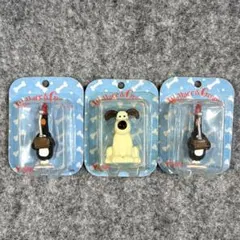 ウォレスとグルミット wallace & gromit ミニフィギュア 3点