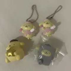 ポムポムプリン ガチャガチャ 4点セット