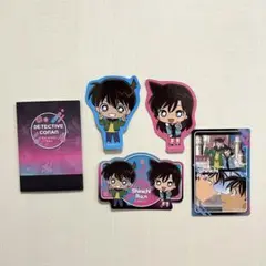 名探偵コナン ダイカットステッカー 新一 蘭