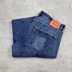 リーバイス501　デニムパンツ　ストレート　古着　インディゴブルー　W36