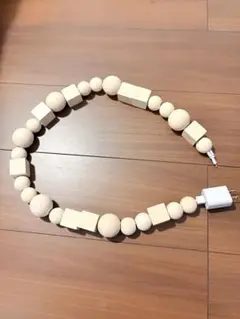 ウッド 充電ケーブル/充電器/お洒落Lightning端子