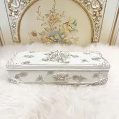 RUSS フラワー 小物入れ アンティーク花柄デザイン
