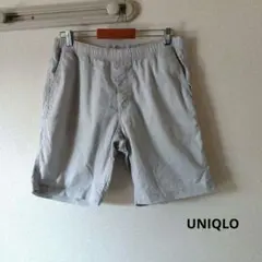 UNIQLO ユニクロ ハーフパンツ ホワイトグレー Lサイズ