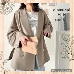 2025ss classical ELF テーラードジャケット 金ボタン S
