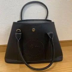 お値下交渉有⭕本革 ガーデンパーティー風 キャンバストート25cm mal. 46f2a8a7bff2a91d12b38e5726d66d