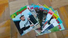 ★値下げ！！　月刊Tigers(10冊）82年5月～83年3月＋ステッカー2枚