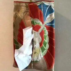 ティッシュBOXカバー　壁掛式